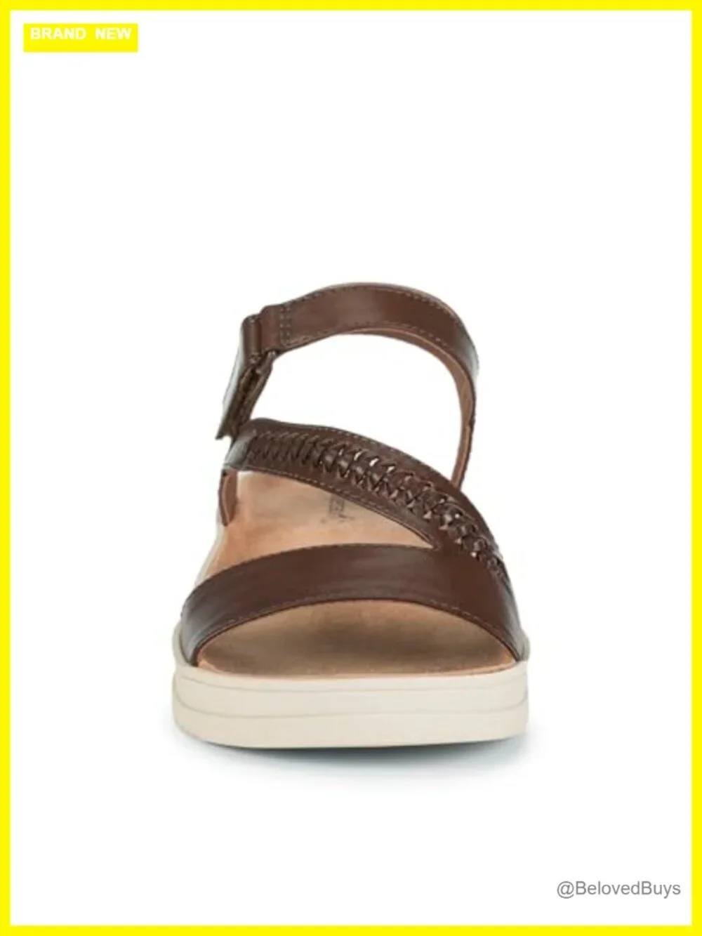 1.5in Wedge Sandals with Hook & Loop Closure - Lightweight & Slip-Resistant